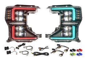 Morimoto 2020-2022 Ford Super Duty XRGB Evo LED Headlights (1)