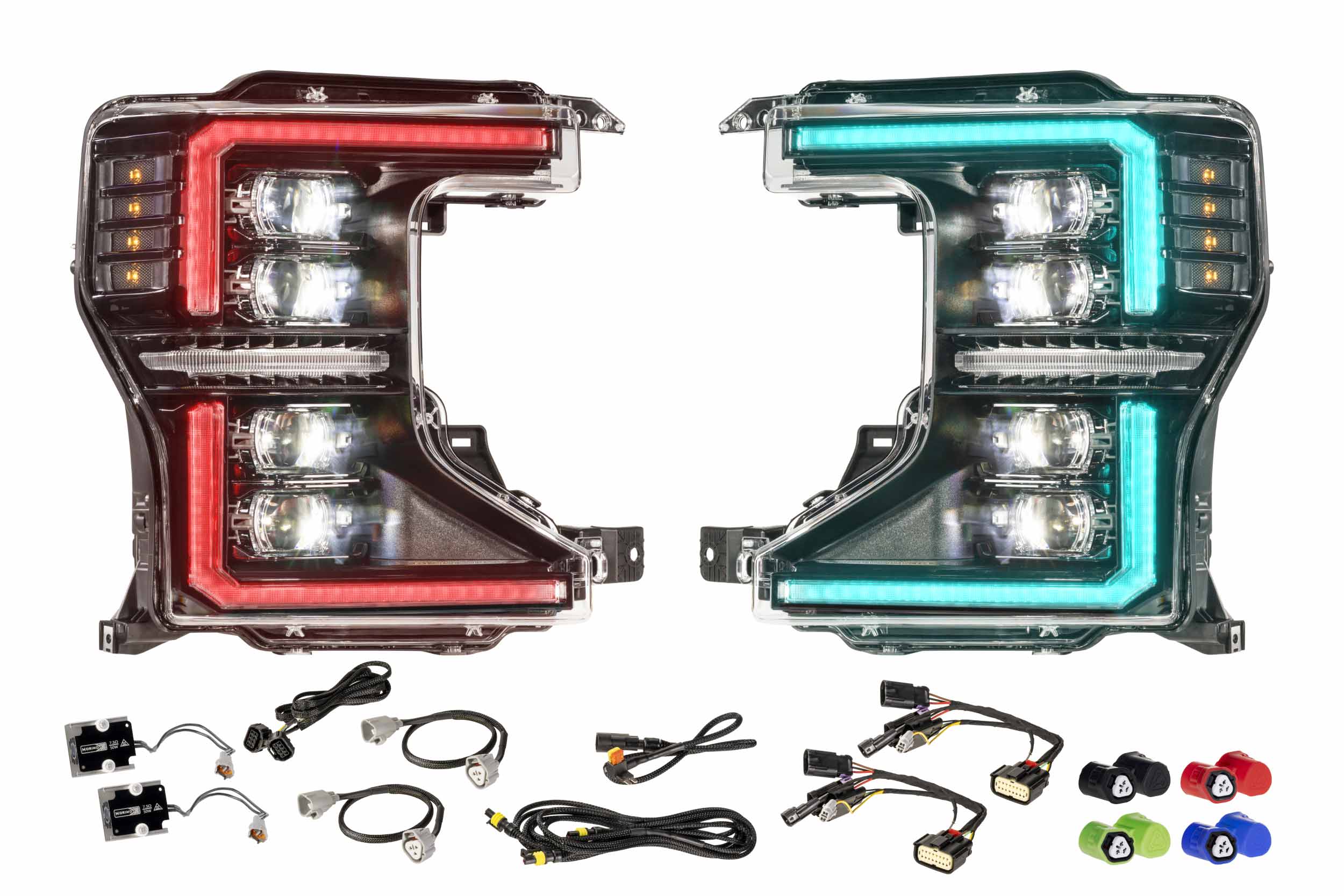 Morimoto 2020-2022 Ford Super Duty XRGB Evo LED Headlights (1)