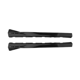 EOS 2010-2015 Camaro LT LS SS Performance Track GLOSSY BLACK Side Skirts Rocker Panel - image 1