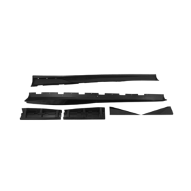 EOS 2010-2015 Camaro LT LS SS Performance Track GLOSSY BLACK Side Skirts Rocker Panel - image 2
