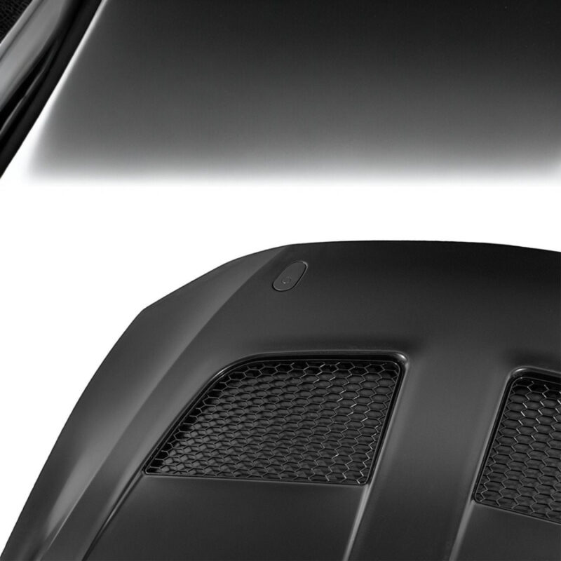 GTD-style vented aluminum hood