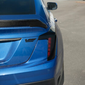 Extreme Online Store EOS CT5 Smoke Tinted Rear Tail Light Trim Cover Pair for CT5-V - Image 6