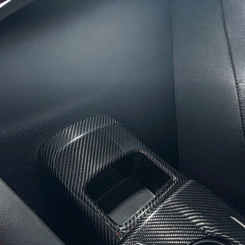Carbon Fiber Rear Center Storage Compartment Cover