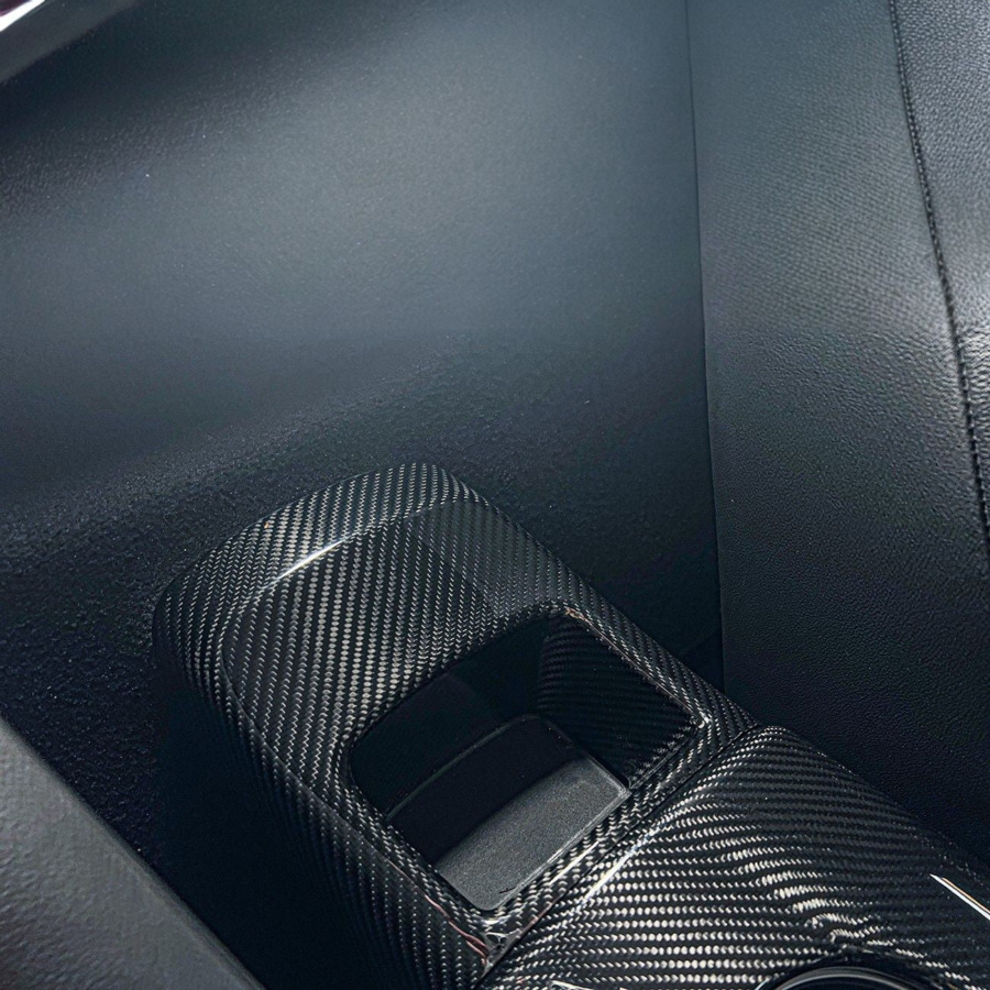 Extreme Online Store EOS GR Supra Carbon Fiber JDM Factory Style Rear Center Storage Compartment Cover for GR Supra - Image 2