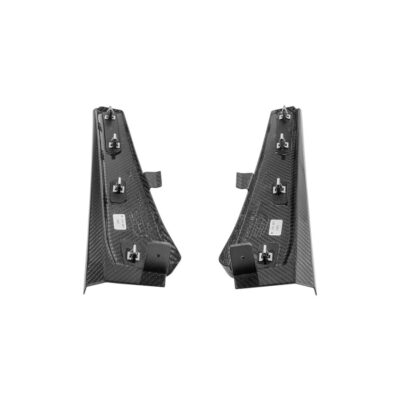 EOS 2020-2026 Chevrolet Corvette C8 Dry Carbon Fiber Factory GM XL Extended Front Side Mud Flaps