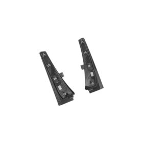 Extreme Online Store EOS Corvette C8 Dry Carbon Fiber Factory GM XL Extended Front Side Mud Flaps for C8 Corvette - Image 3