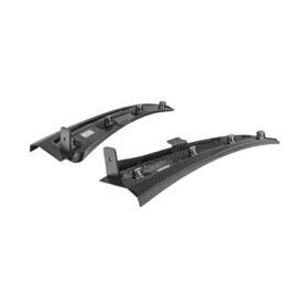 Extreme Online Store EOS Corvette C8 Dry Carbon Fiber Factory GM XL Extended Front Side Mud Flaps for C8 Corvette - Image 5