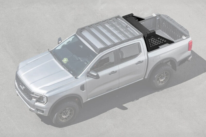 FFP Ranger Off-Road Carbon Steel Black Rear Bed Sport Roll Bar