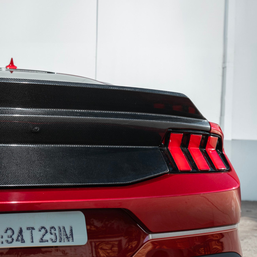 2024–2026 Ford Mustang S650 Carbon Fiber Trunk with Integrated Ducktail Spoiler