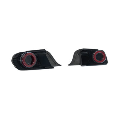 2015–2023 Ford Mustang Ferrari-Style Sequential LED Tail Lights – Red Lens (Pair)