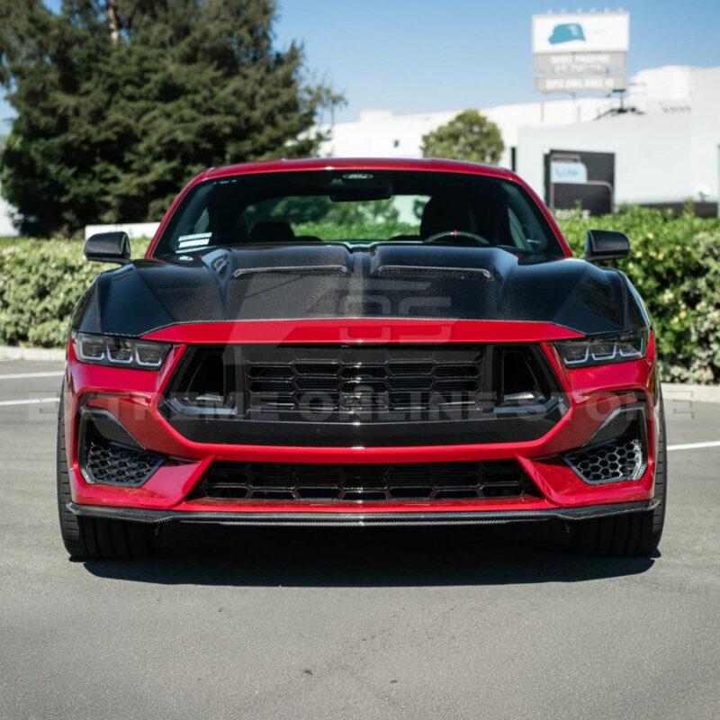FFP 2024-2026 Ford Mustang Super Snake Style Carbon Fiber Hood