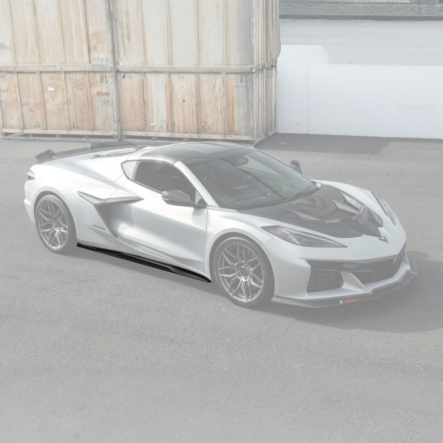 Extreme Online Store Corvette C8 Performance Package Side Skirts (Pair) for C8 Corvette