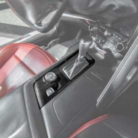 Extreme Online Store Corvette C7 Carbon Fiber Center Console Shifter Trim Cover for C7 Corvette - Image 3