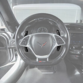 Extreme Online Store Corvette C7 Carbon Fiber Paddle Shifter Extensions (Pair) for C7 Corvette