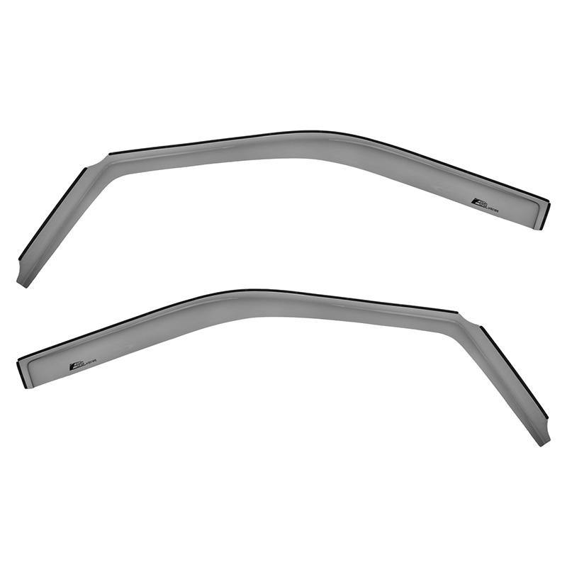 2015-2020 Ford F-150 Standard Cab Window Visors - Smoke Tinted In-Channel Wind Deflectors