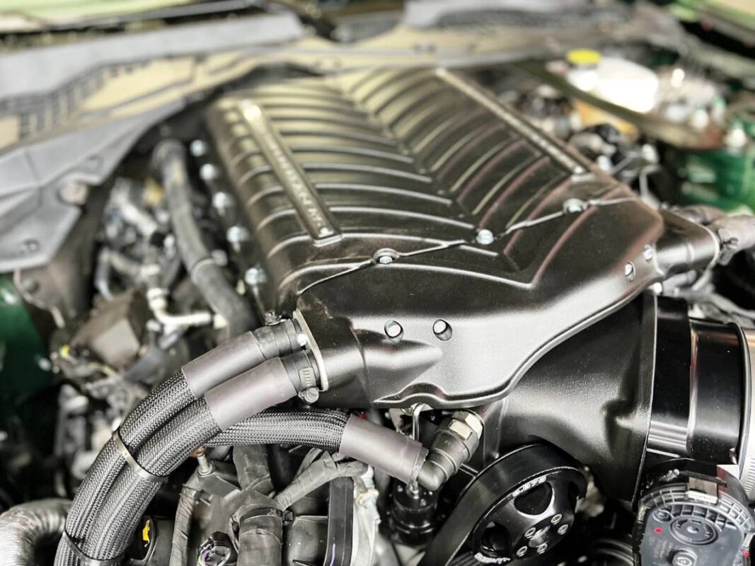 Whipple GT350 supercharger installed