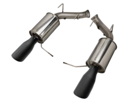 Roush Black-Tip Axle-Back Exhaust - 2011-2014 Mustang GT 5.0L V8 421127-BLK - image 1