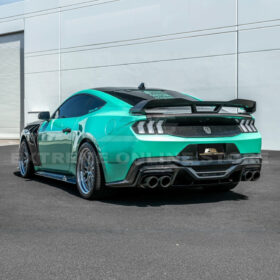 2024-2026 Ford Mustang S650 Dark Horse Style Dry Carbon Fiber Rear Bumper Diffuser - image 8