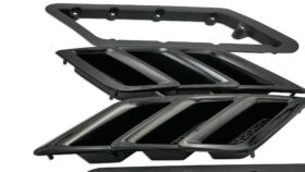 Roush Fender Vent Heat Extractors - 2015-2023 Mustang Gloss Black 422326 - image 5