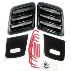 Roush Hood Heat Extractors - 2018-2023 Mustang Gloss Black 422325 - image 4
