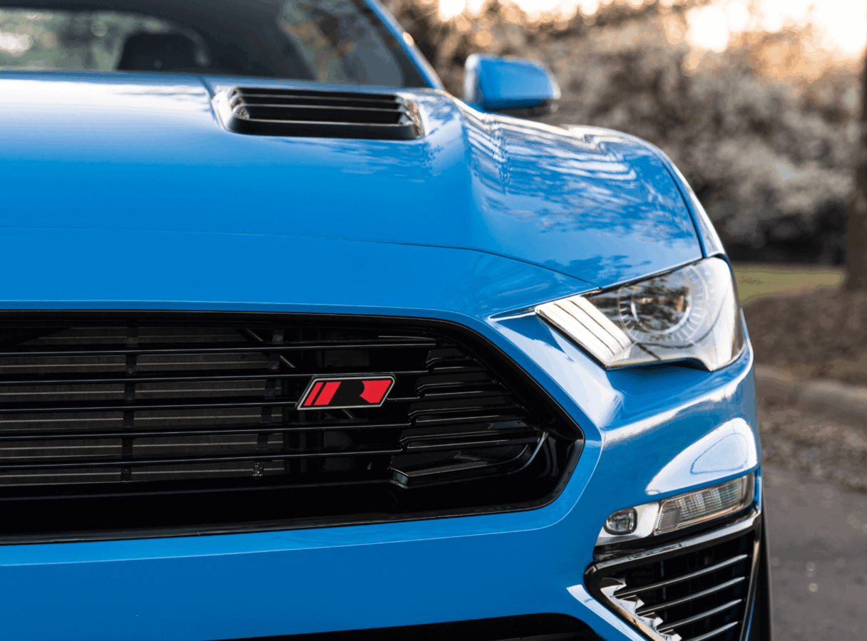 Roush Hood Heat Extractors - 2018-2023 Mustang Gloss Black 422325