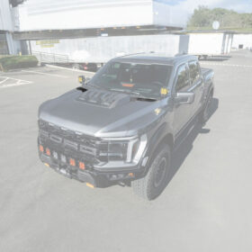 2021-2026 Ford F-150 Raptor-R Style Carbon Fiber Front Hood Vent Side Trim Bezels - image 3
