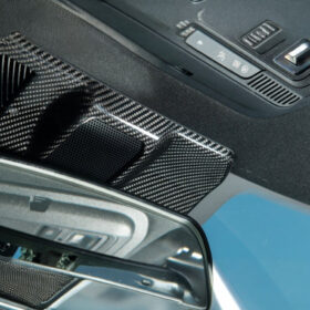 2021-2026 Ford F-150 Dry Carbon Fiber Overhead Console / Reading Light Panel Overlay - image 4