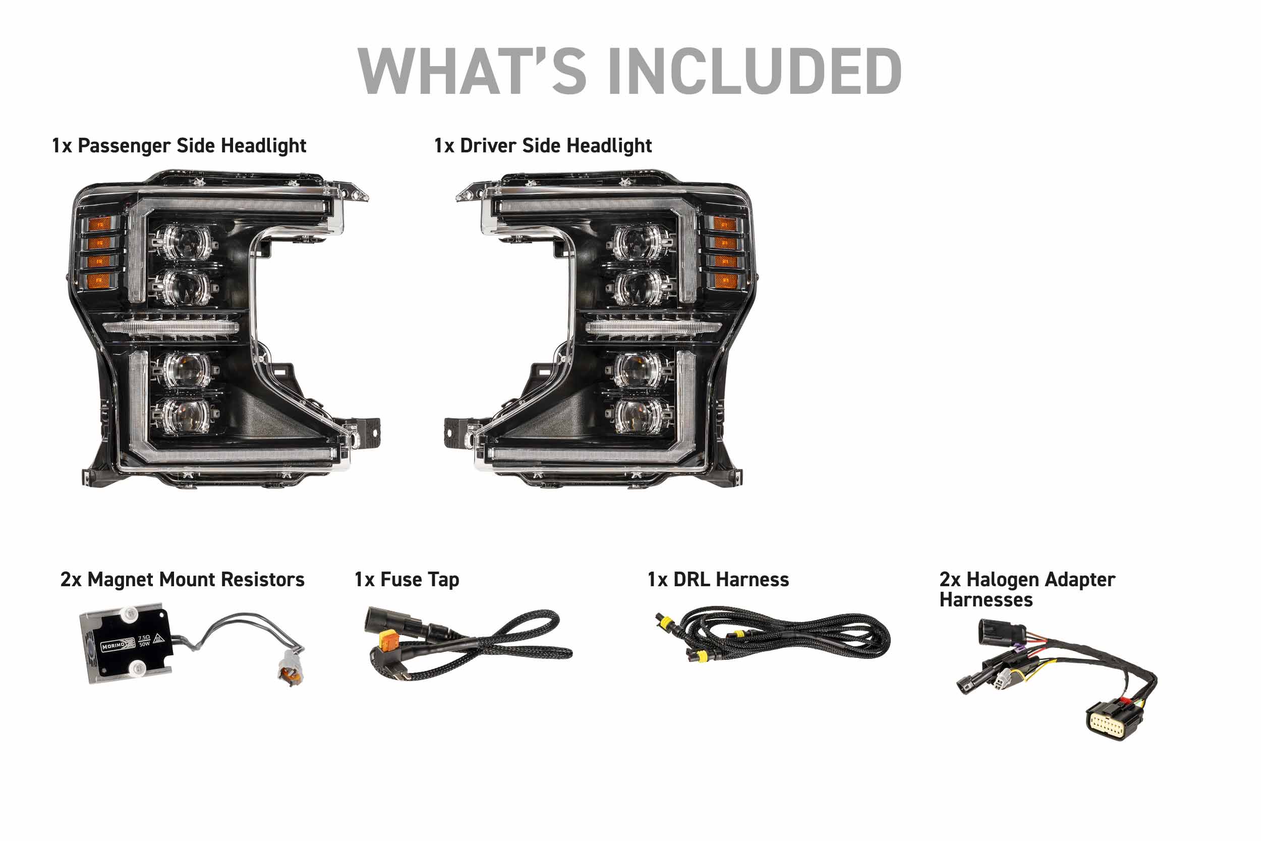 Morimoto XB Evo Hybrid Headlights for 2020-2022 FORD SUPER DUTY