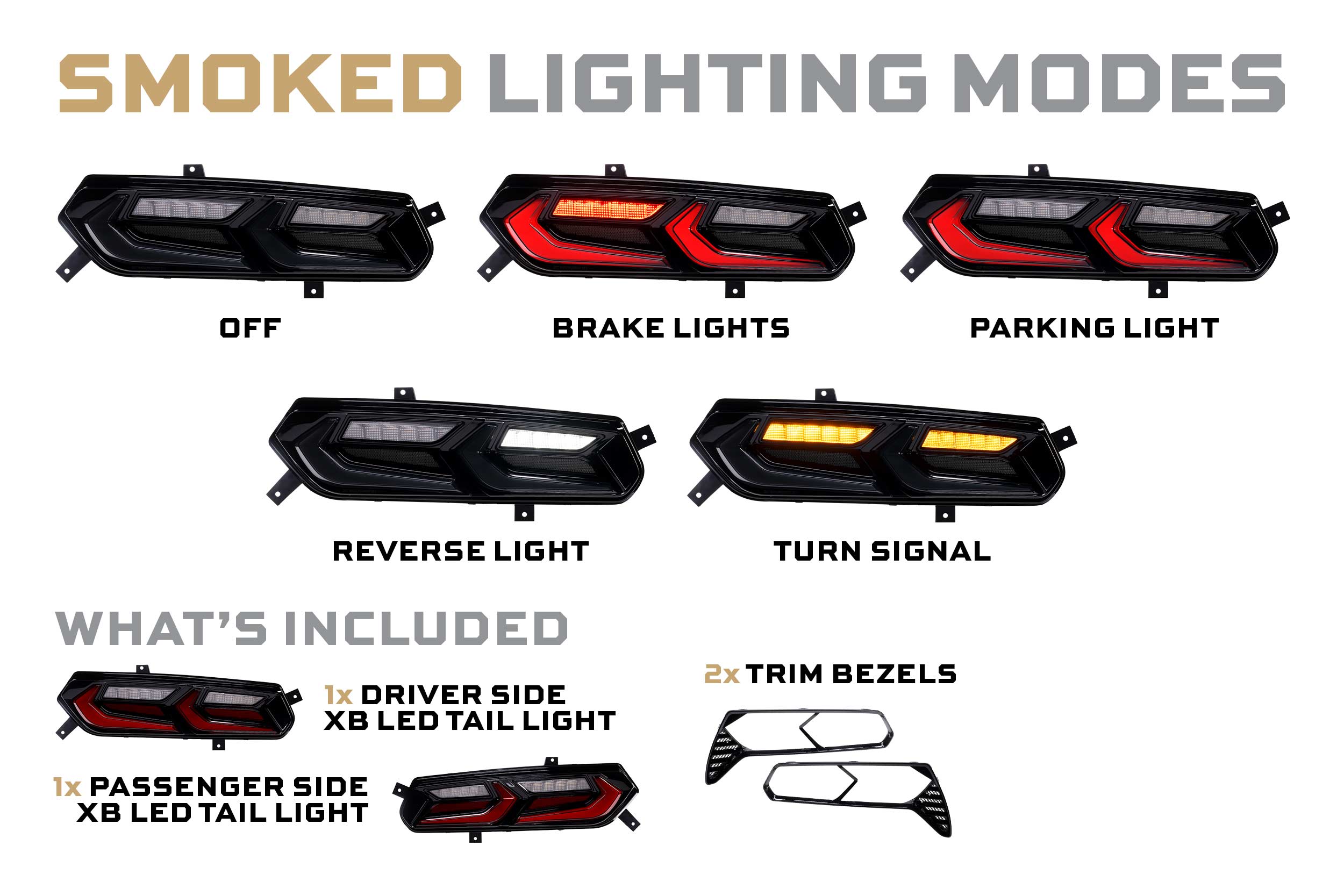 Morimoto XB LED Tail Lights for XB LED TAIL LIGHTS: CORVETTE