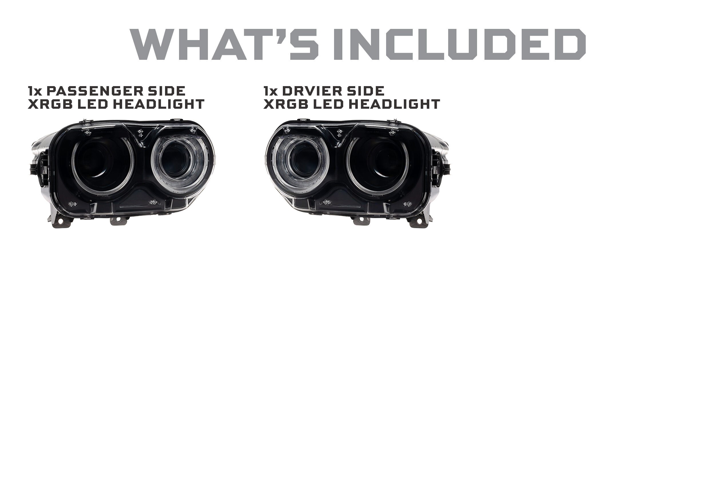 Morimoto XB LED Headlights for 2015-2023 DODGE CHALLENGER